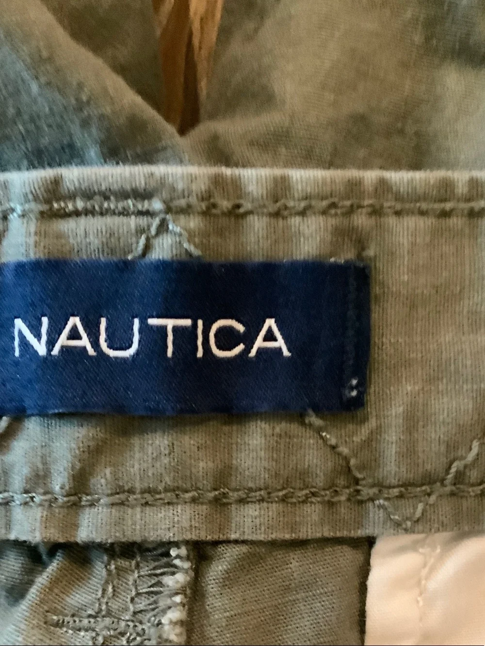 Nautica Men's cotton Cargo Shorts - Sage Green